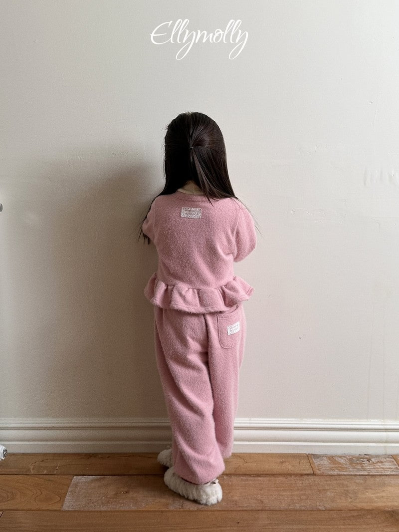 Little Foxx – Snowflake Ribbed Frill Cardigan