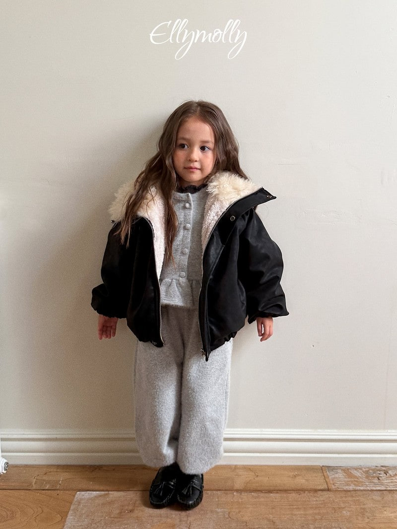 Little Foxx – Big Collar Shirring Jacket