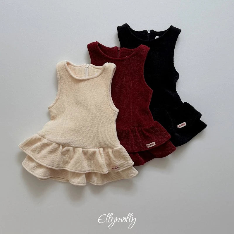 Little Foxx – Snow Frill Dress