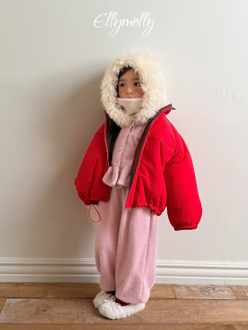 Little Foxx – Snowflake Ribbed Frill Cardigan