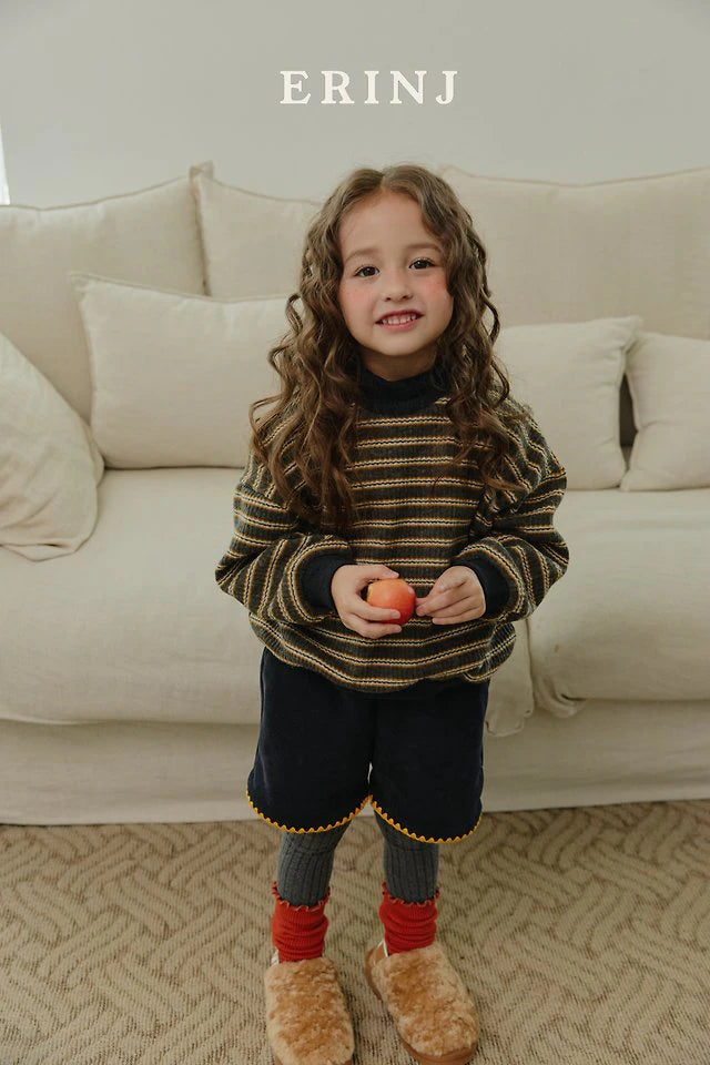 Little Foxx – Color Contrast Knit Sweatshirt