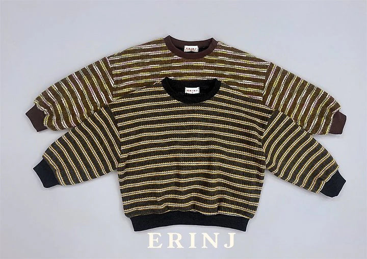 Little Foxx – Color Contrast Knit Sweatshirt