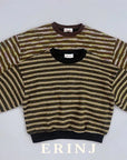 Little Foxx – Color Contrast Knit Sweatshirt