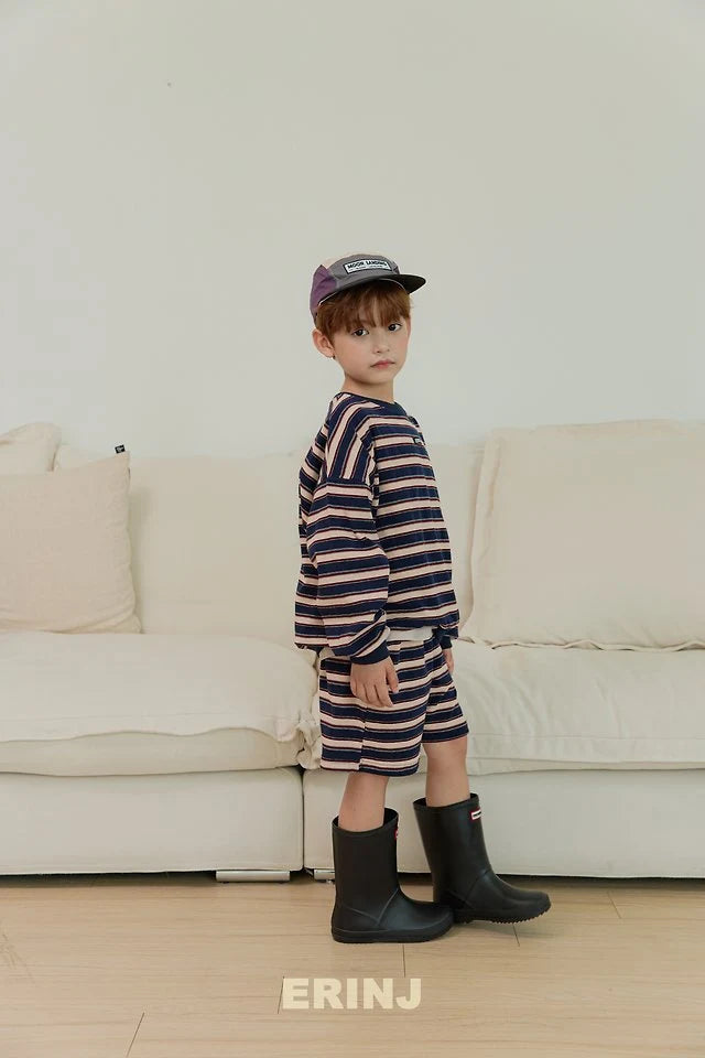 Little Foxx – Border Shorts Top &amp; Bottom Set