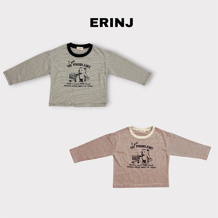 Little Foxx – Bear Striped Tee