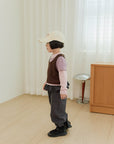 Little Foxx – Check Frill Pants Set