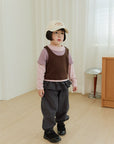 Little Foxx – Check Frill Pants Set