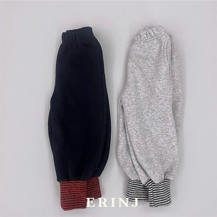 Little Foxx – Snow Color Contrast Jogger Pants