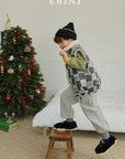 Little Foxx – Snow Color Contrast Jogger Pants