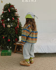 Little Foxx – Snow Color Contrast Jogger Pants