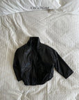 Little Foxx – Leather Bomber Jacket