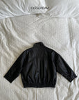 Little Foxx – Leather Bomber Jacket