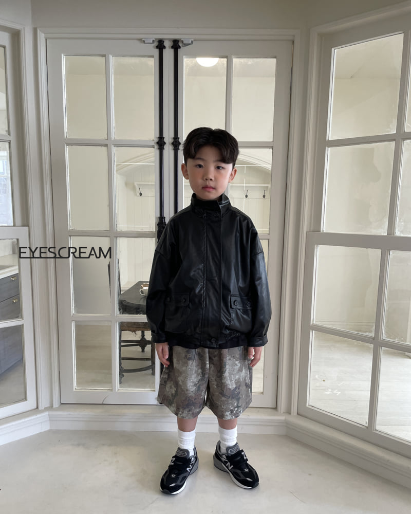 Little Foxx – Leather Bomber Jacket