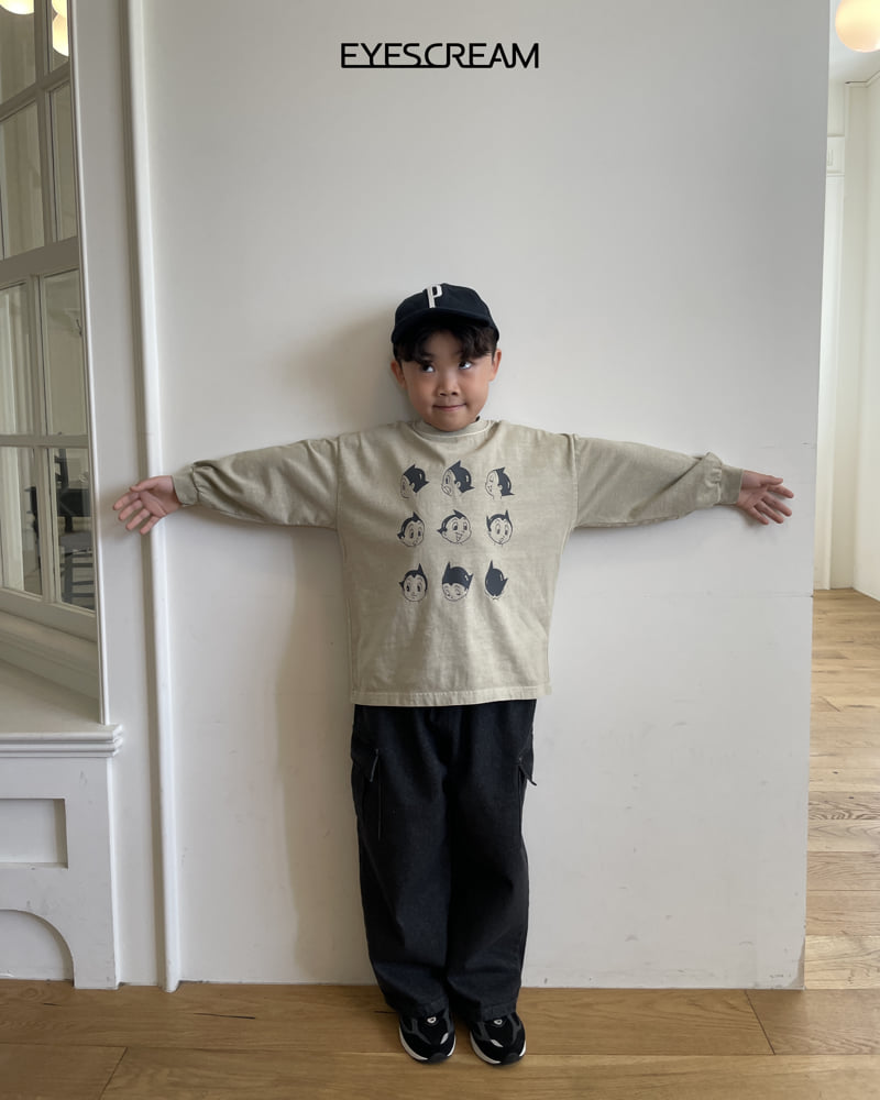 Little Foxx – Black Cargo Denim Pants