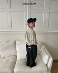 Little Foxx – Black Cargo Denim Pants
