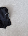Square Black Denim Vest