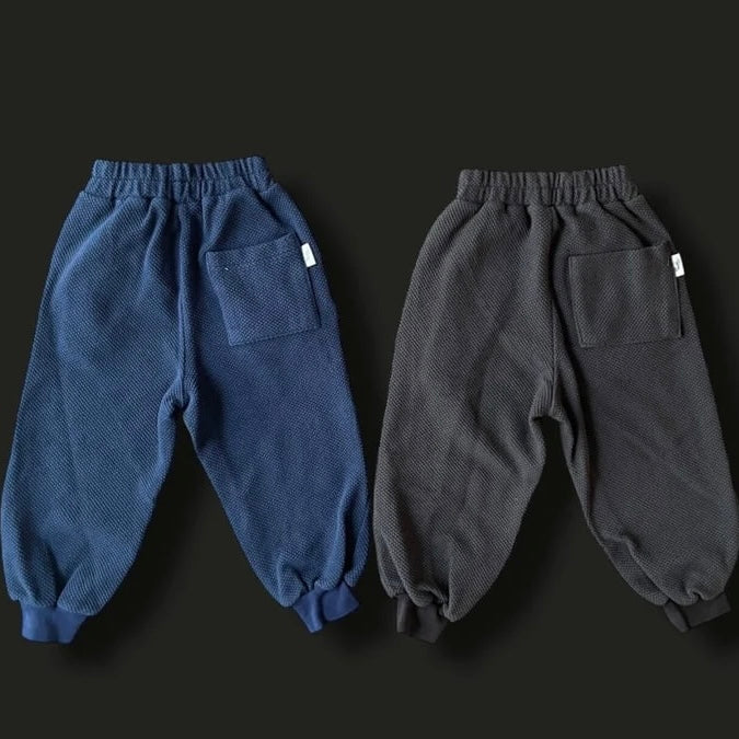 Embossed Ribbed Pants
