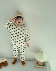 Fleece Heart Candy Top Bottom Set