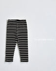 Ribbed Striped Leggings