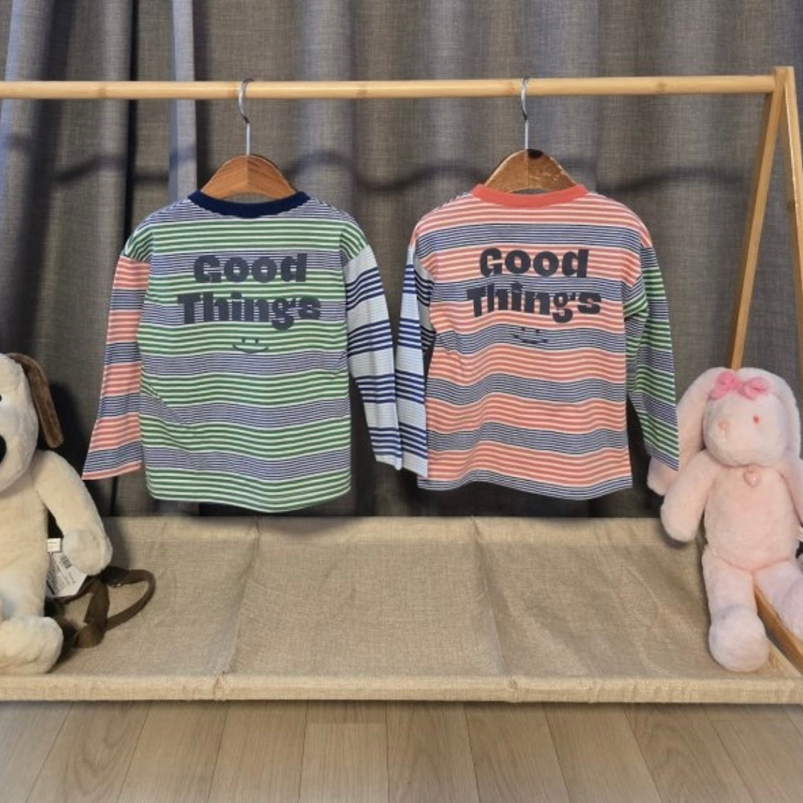 Happy Stripe Tee
