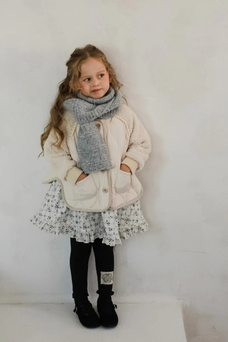 Little Foxx – Noel Quilted Jacket (Beige)