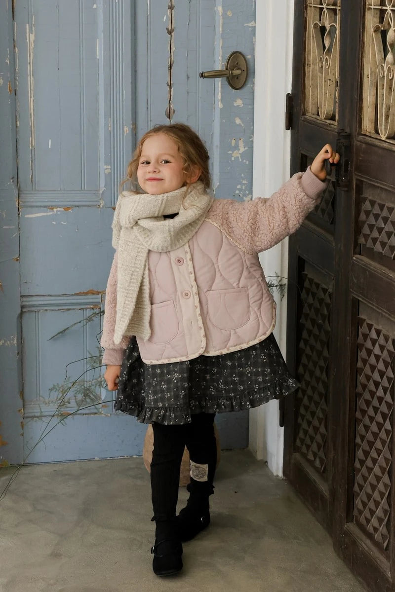 Little Foxx – Noel Quilted Jacket (Pink)