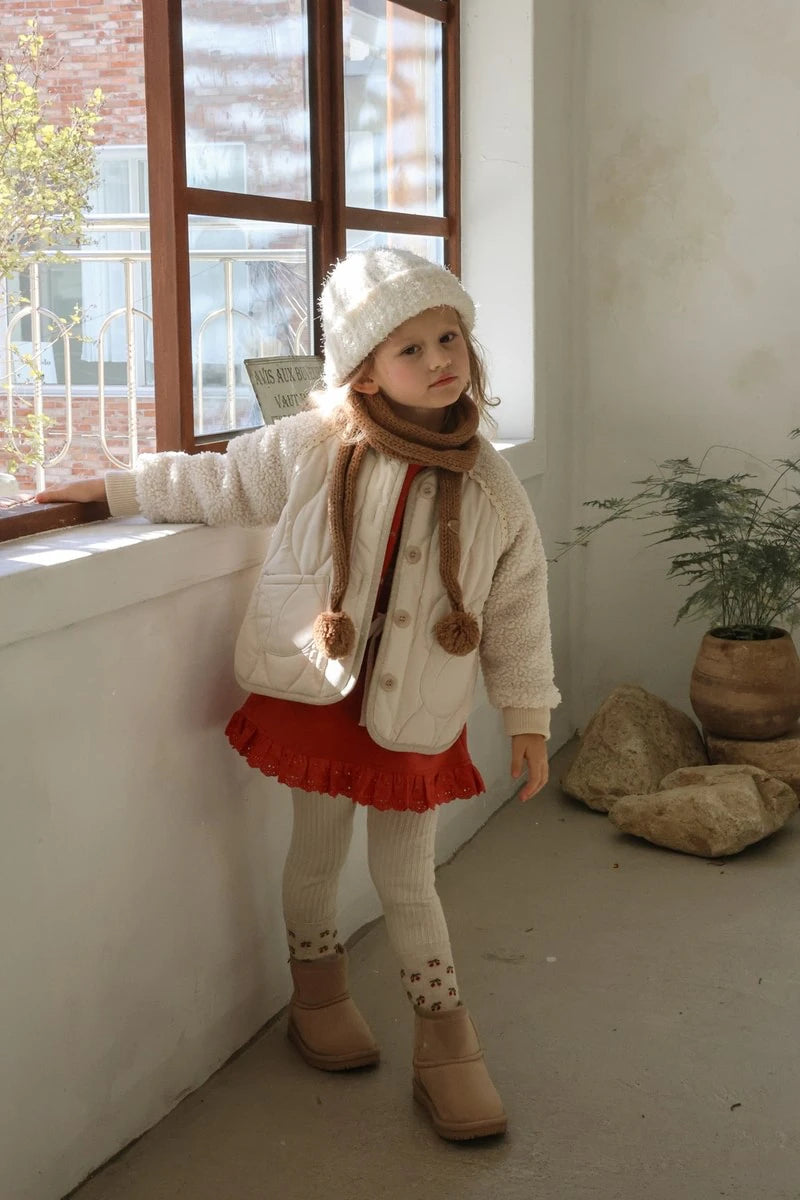 Little Foxx – Noel Quilted Jacket (Beige)