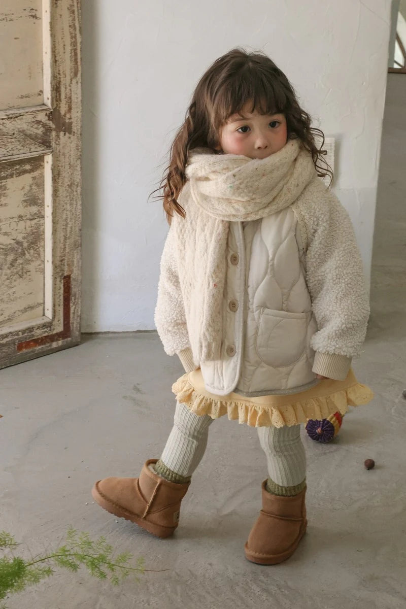 Little Foxx – Noel Quilted Jacket (Beige)