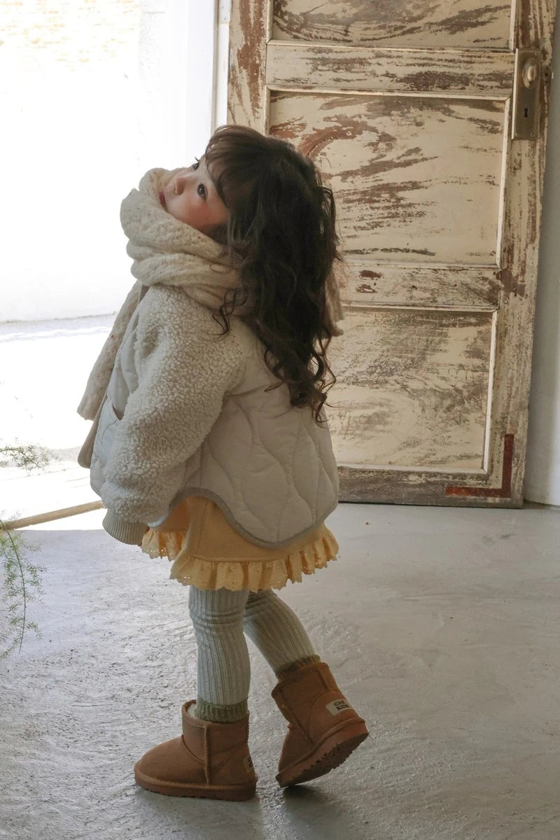 Little Foxx – Noel Quilted Jacket (Beige)