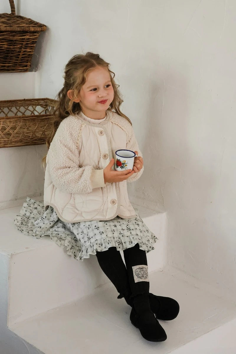 Little Foxx – Noel Quilted Jacket (Beige)
