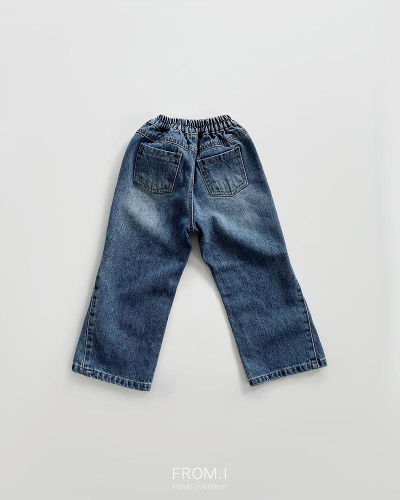 Little Foxx – Slit Flare Denim Pants