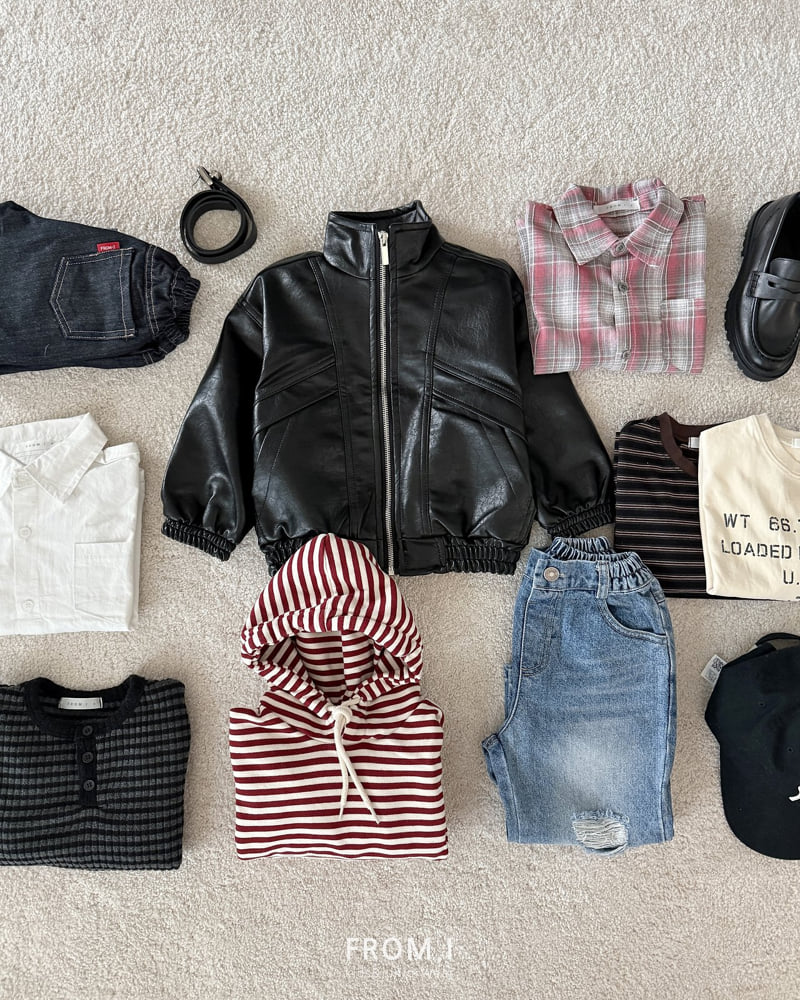 Little Foxx – High Neck Vegan Leather Jacket