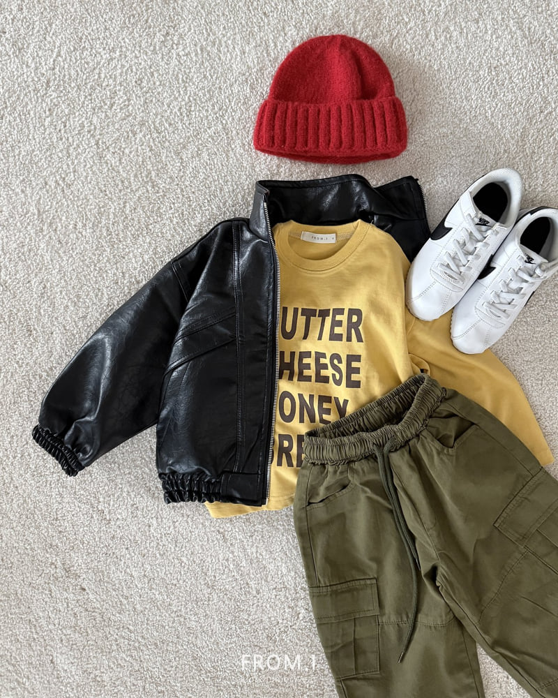 Little Foxx – High Neck Vegan Leather Jacket