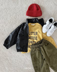 Little Foxx – High Neck Vegan Leather Jacket