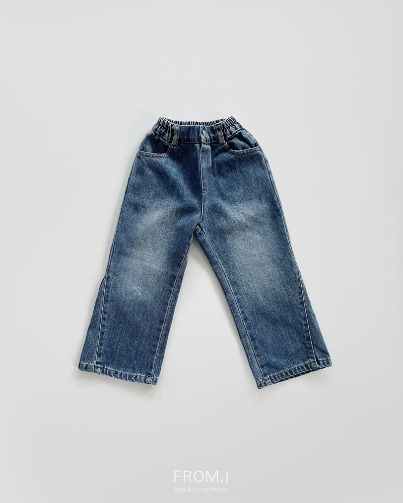Little Foxx – Slit Flare Denim Pants