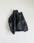 Little Foxx – High Neck Vegan Leather Jacket