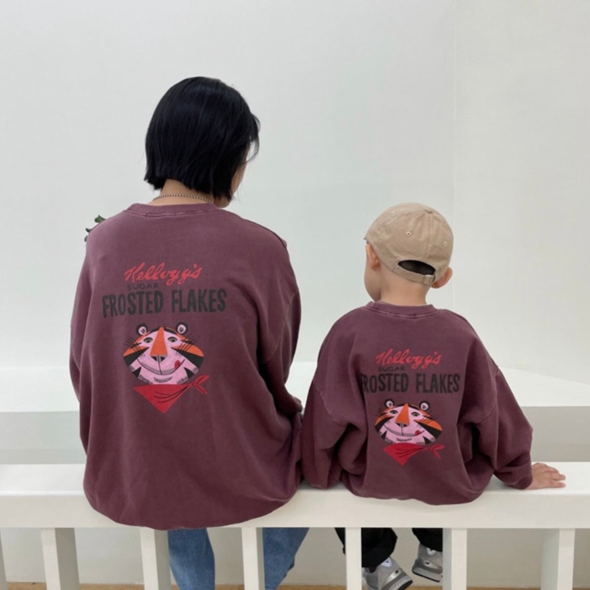 Kellogg Pigment Sweatshirts with Mom