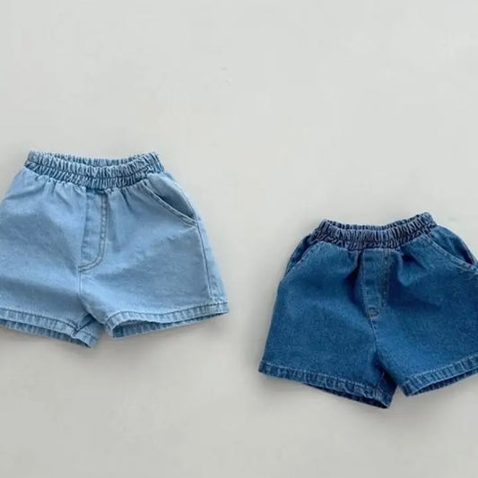 617 Basic Denim Shorts