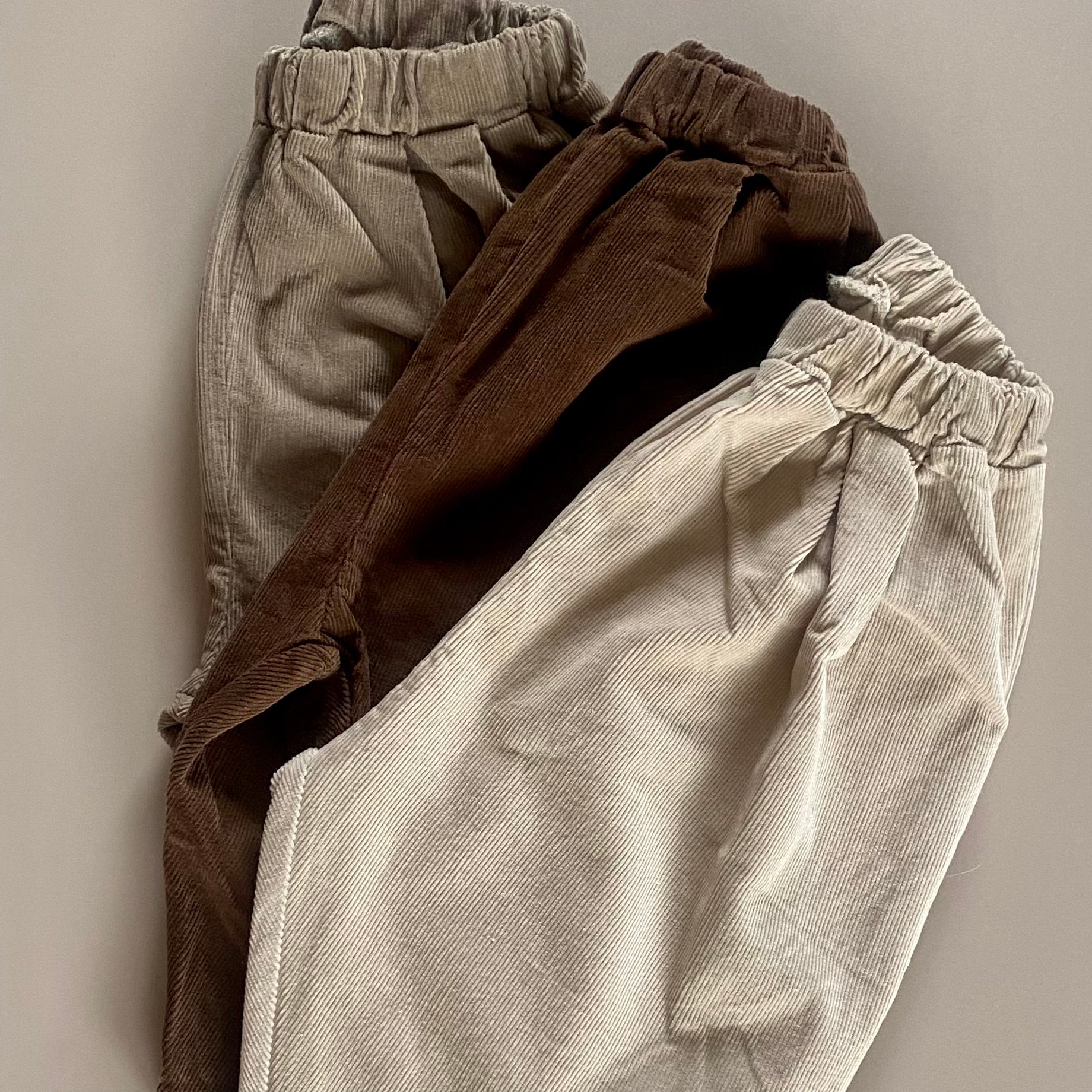 Finger Pants - Corduroy Brown find Stylish Fashion for Little People- at Little Foxx Concept Store