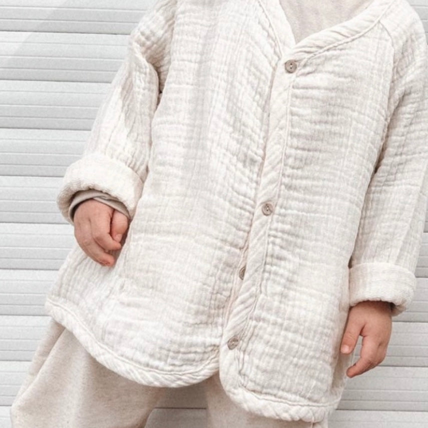 Soft Gauze Maple Cardigan find Stylish Fashion for Little People- at Little Foxx Concept Store
