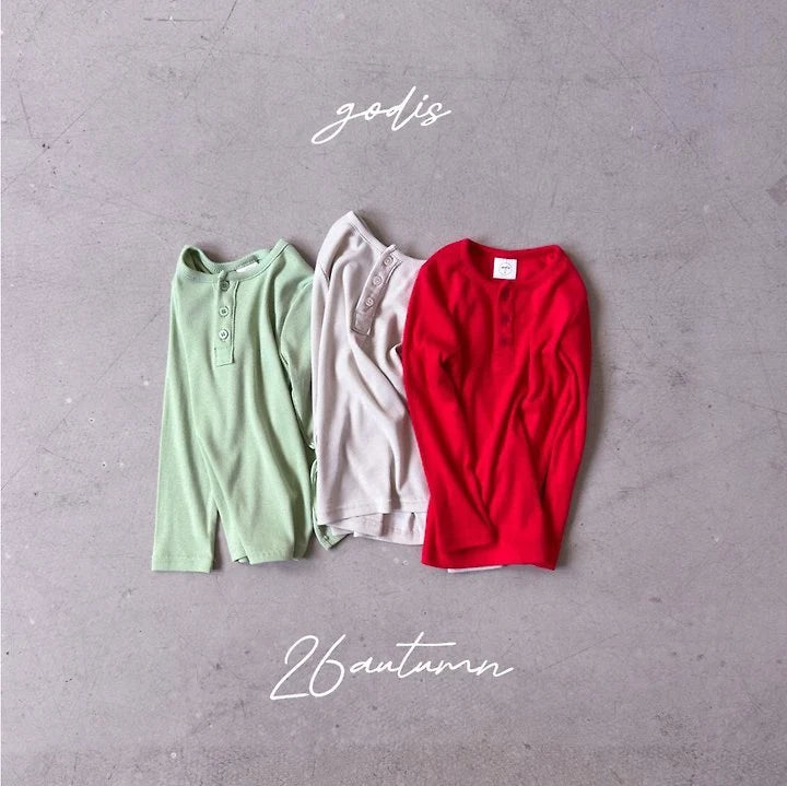 Little Foxx – Button Ribbed Tee