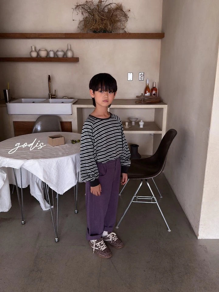 Little Foxx – Striped Raglan Tee