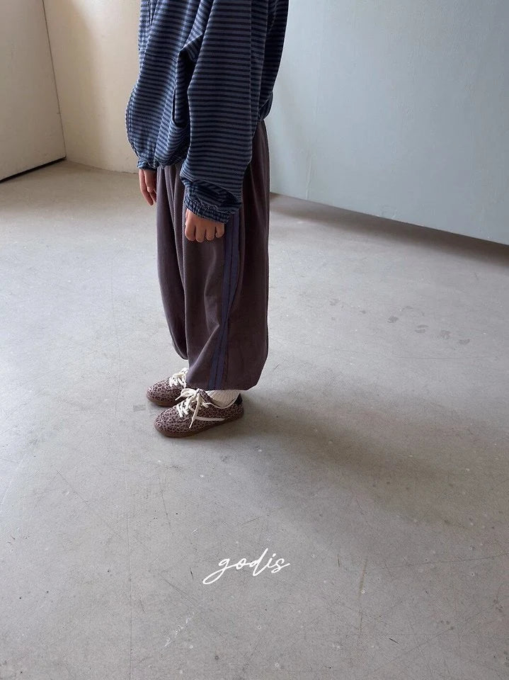 Little Foxx – Ribbed Two-Line Pants