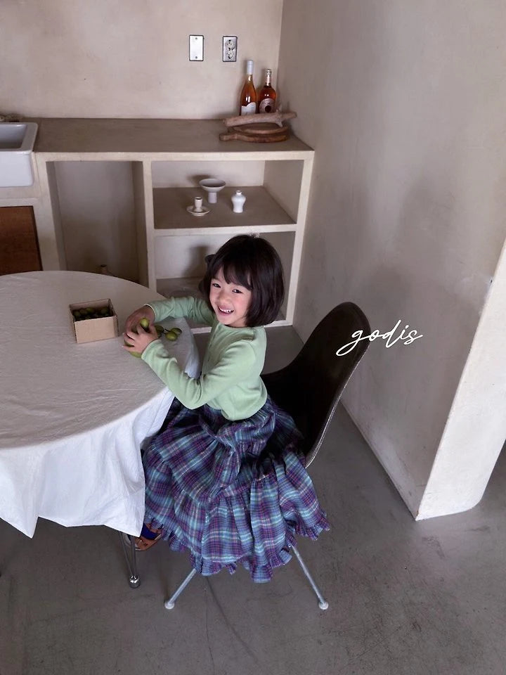 Little Foxx – Check Long Skirt