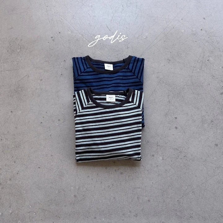 Little Foxx – Striped Raglan Tee