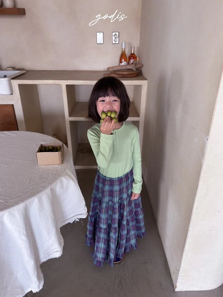 Little Foxx – Check Long Skirt
