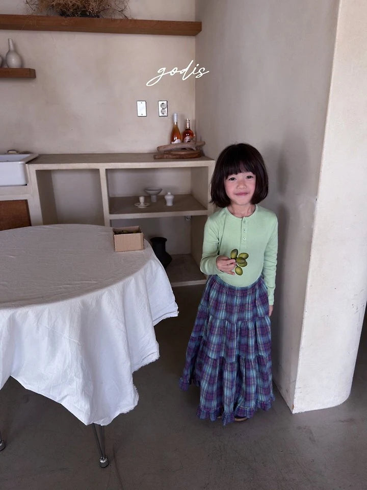 Little Foxx – Check Long Skirt