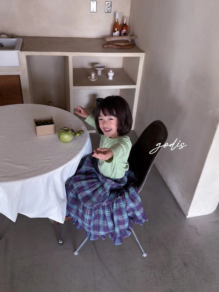 Little Foxx – Check Long Skirt