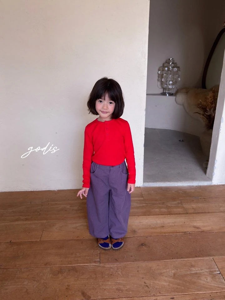 Little Foxx – Button Ribbed Tee