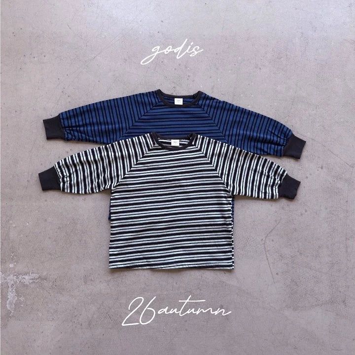 Little Foxx – Striped Raglan Tee
